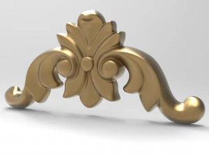 Ornamentale intagliato 014 Modello 3D