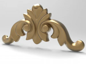 Carved ornamental 014 3D Model