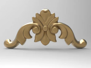 Carved ornamental 014 3D Model