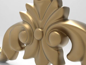 Carved ornamental 014 3D Model