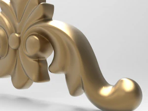 Carved ornamental 014 3D Model