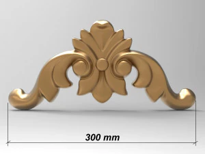 Carved ornamental 014 3D Model