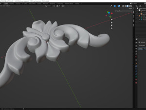 Carved ornamental 014 3Dモデル