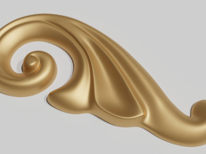Carved ornamental 015 3D Model