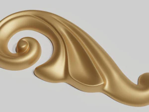 Ornamentale intagliato 015 Modello 3D