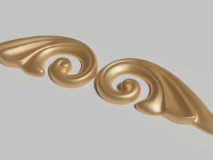 Carved ornamental 015 3D Model