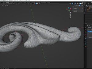 Carved ornamental 015 3D Model