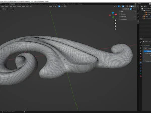 Carved ornamental 015 3D Model