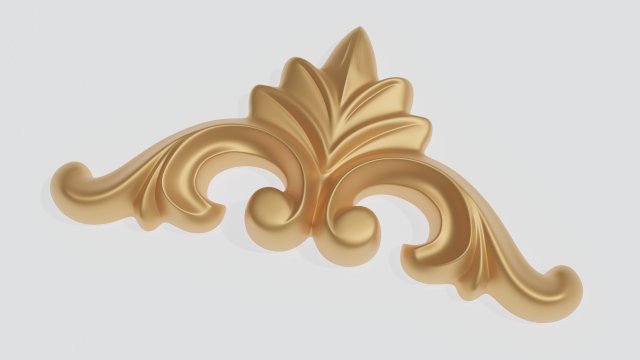 Carved ornamental 016 Modelo 3D .c4d .max .obj .3ds .fbx .stl .blend 