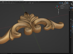 Carved ornamental 016 Modelo 3D