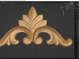 Carved ornamental 016 Modelo 3D