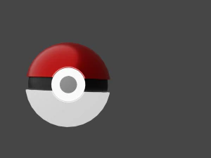 Pok&eacute;bal 3D Model