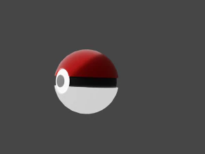 Pokeball 3D Model