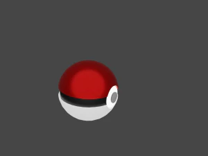 Pokeball 3D Model