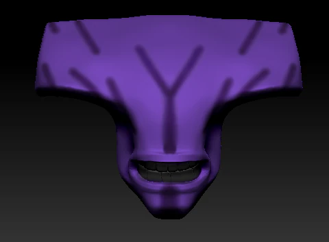 Void Mask 3D Print Model .c4d .max .obj .3ds .fbx .stl .blend 