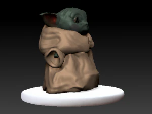 Little Yoda 3D Print Model