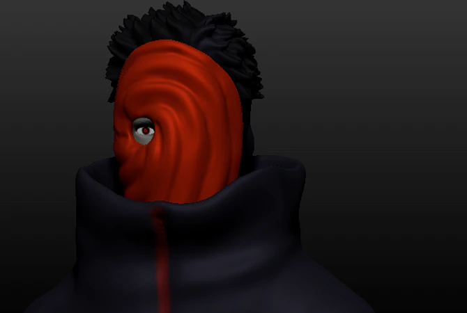 Naruto Shippuden Tobi 3D Model .c4d .max .obj .3ds .fbx .stl .blend 