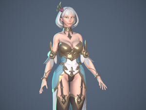 Fantasy woman 3D Model