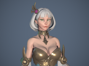 Fantasy woman 3D-Modell