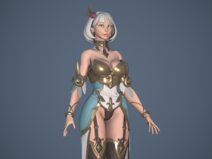 Fantasy woman 3D-Modell