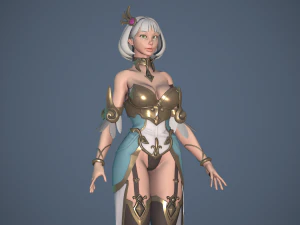 Fantasy woman 3D Model