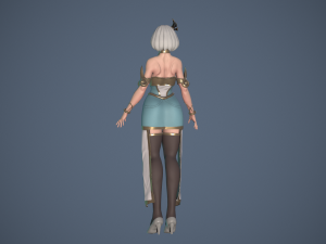 Fantasy woman 3D-Modell