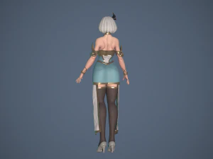 Fantasy woman 3D Model