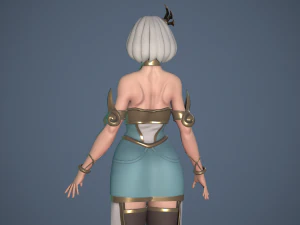 Fantasy woman 3D Model