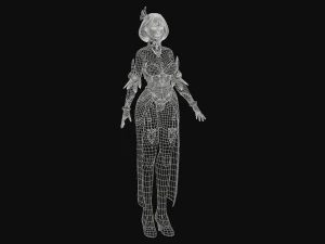 Fantasy woman 3D Model