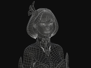 Fantasy woman 3D-Modell