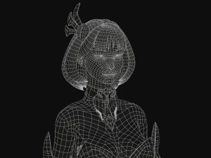 Fantasy woman 3D Model