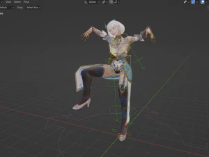 Fantasy woman 3D Model