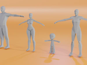 Maillage de base Modèle 3D