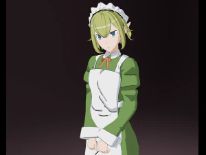 लो-पॉली प्रस्तुत करने के लिए एनीमे मॉडल रयू लायन मिडल-पॉली 3D मॉडल