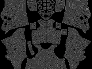 Sci-Fi monster creature Game-ready Low-poly 3D Model