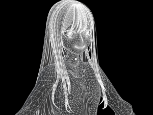 Anime Marin Kitagawa Rigging Low-poly Modelo 3D