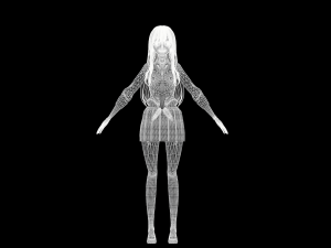 Anime Marin Kitagawa Rigging Low-poly Modelo 3D