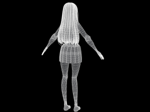 Anime Marin Kitagawa Rigging Low-poly Modelo 3D