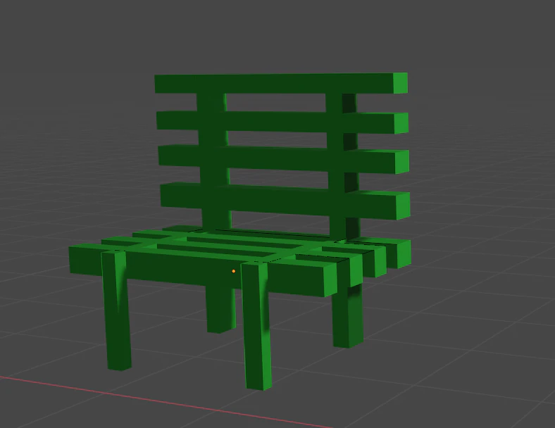 Bench 3D Model .c4d .max .obj .3ds .fbx .stl .blend 