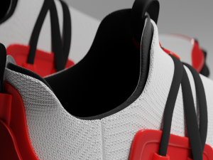White Sneakers Modello 3D