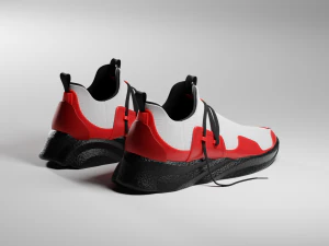 White Sneakers 3D Model