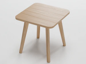 Ash Veneer Lisabo Ikea Table Collection 3D Model