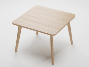 Ash Veneer Lisabo Ikea Table Collection 3D Model