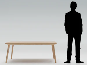 Ash Veneer Lisabo Ikea Table Collection 3D Model