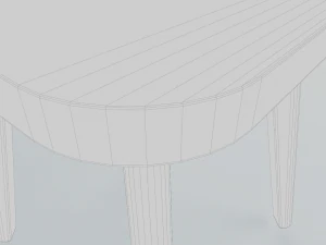 Ash Veneer Lisabo Ikea Table Collection 3D Model
