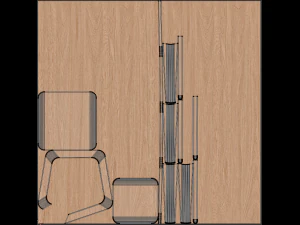 Ash Veneer Lisabo Ikea Table Collection 3D Model