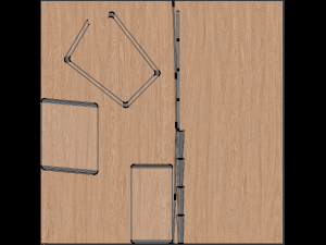 Ash Veneer Lisabo Ikea Table Collection 3D Модель