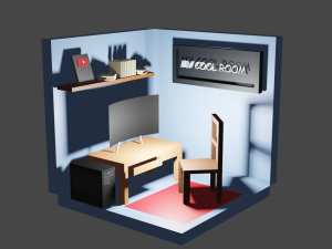 Simple room Modelo 3D