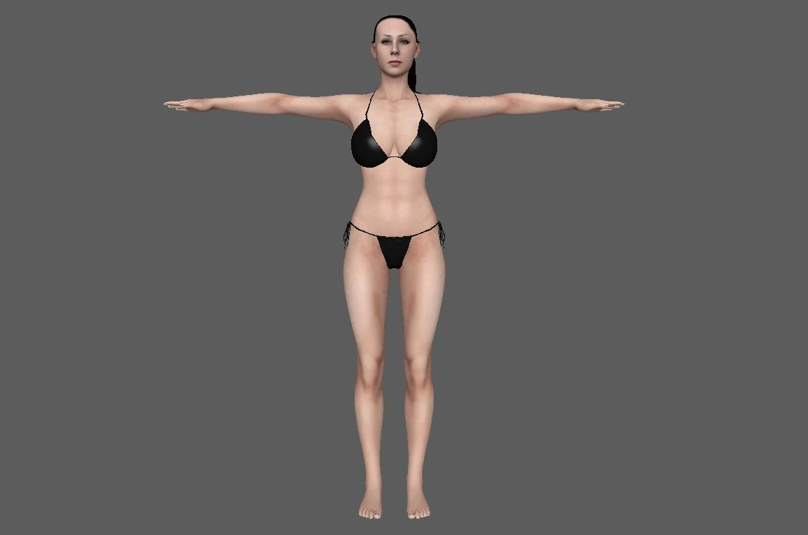 Gianna michaels 3D Model .c4d .max .obj .3ds .fbx .stl .blend 