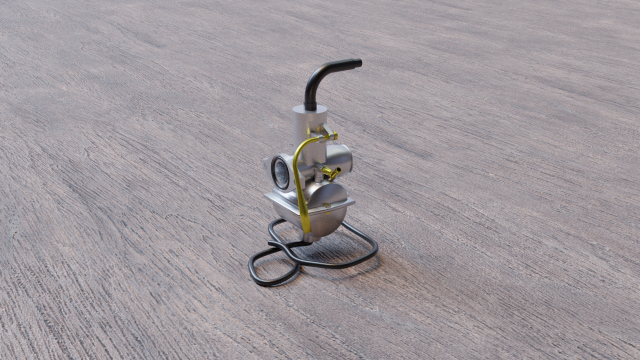 Carburetor FREE model 3D 模型 .c4d .max .obj .3ds .fbx .stl .blend 